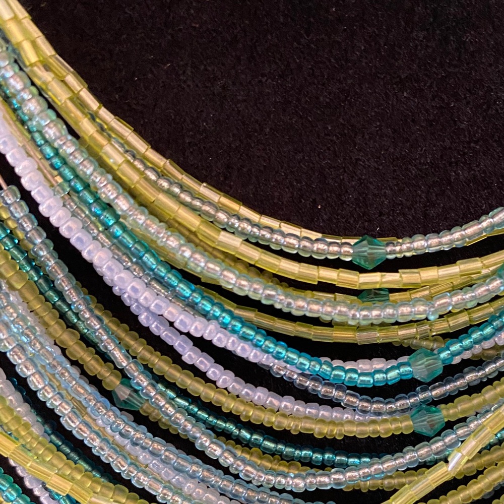 Vintage Multi- Strand Seed Bead Necklace